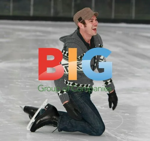 Alex Winters and Sam Attwater Practice Ice Skating