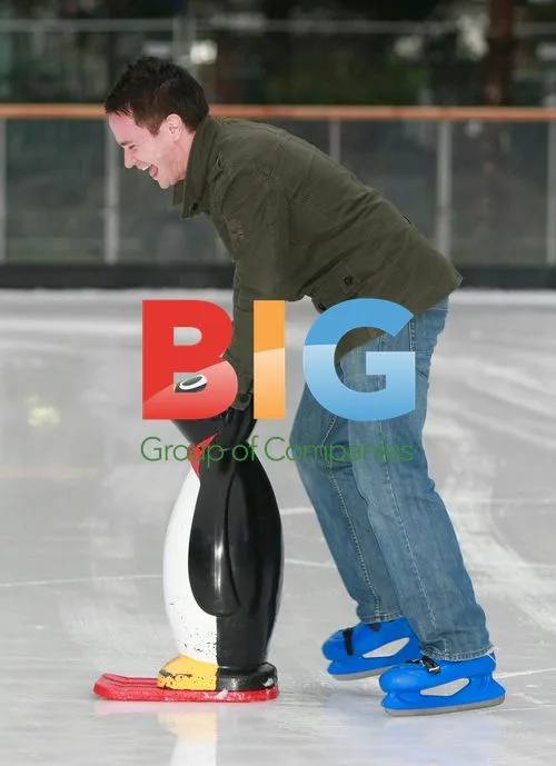 Alex Winters and Sam Attwater Ice Skating