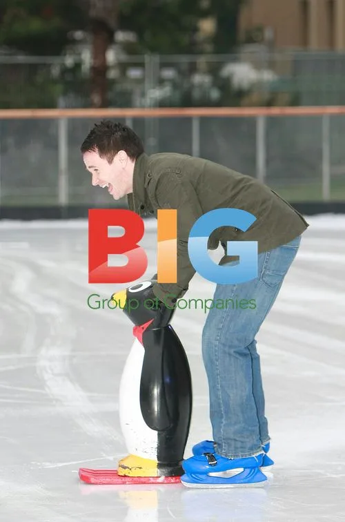 Alex Winters and Sam Attwater Ice Skating