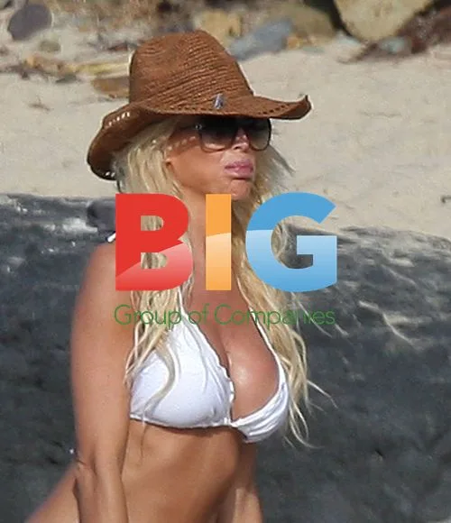 Victoria Silvstedt on holiday in St Barth