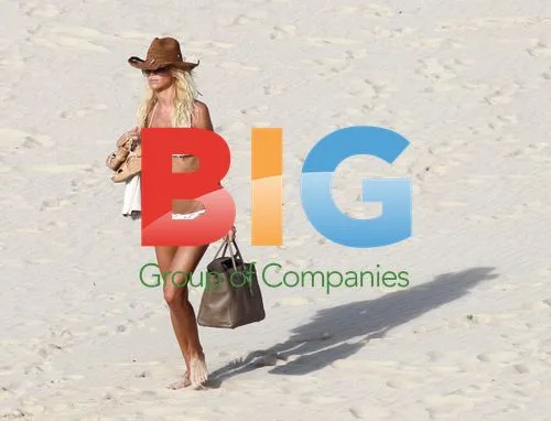 Victoria Silvstedt on Holiday in St Barth