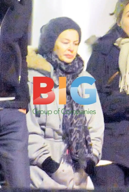 Kylie Minogue and boyfriend in Spain