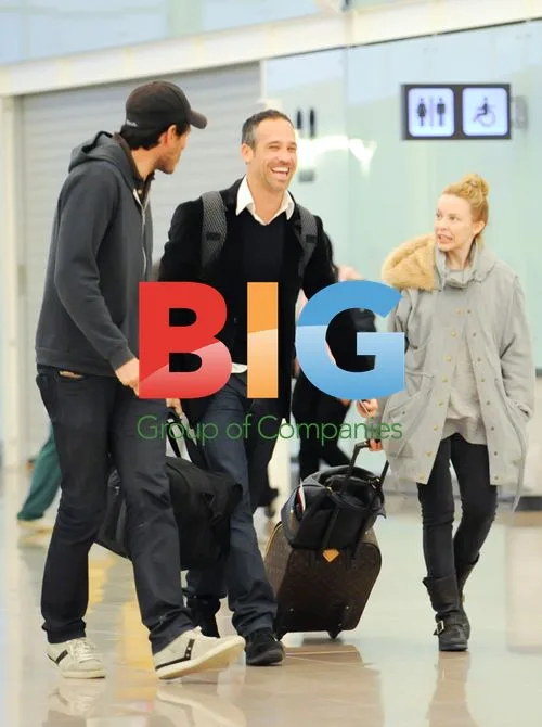 Kylie Minogue and boyfriend in Tossa de Mar, Spain