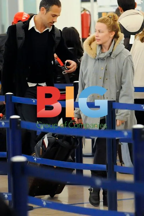 Kylie Minogue and Boyfriend in Spain