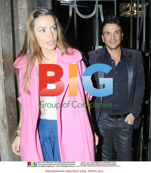 Peter Andre and Elen Rives leave Claridges