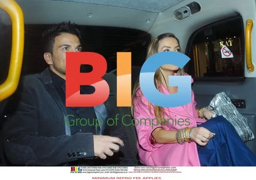 Peter Andre and Elen Rives Spotted Leaving Claridges