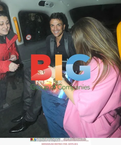 Peter Andre and Elen Rives leave Claridges