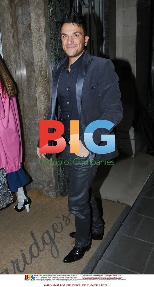 Peter Andre and Elen Rives Spotted After 'Flashdance' Show