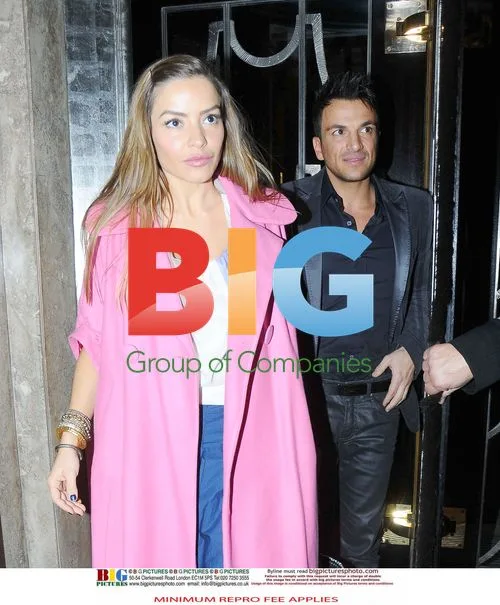 Peter Andre and Elen Rives leave Claridges