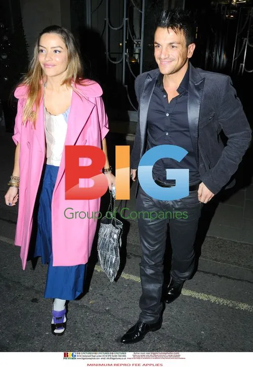 Peter Andre and Elen Rives Seen After Theatre Visit