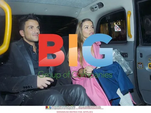 Peter Andre and Elen Rives Spotted at Claridges