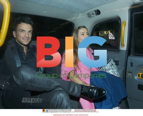 Peter Andre and Elen Rives Leave Theatre