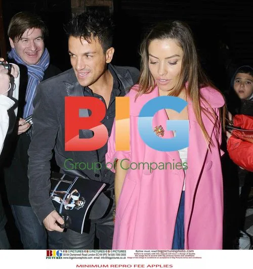 Peter Andre and Elen Rives at Claridges