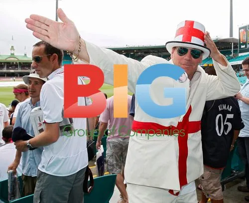 England 'Barmy Army' Fans at Ashes Test