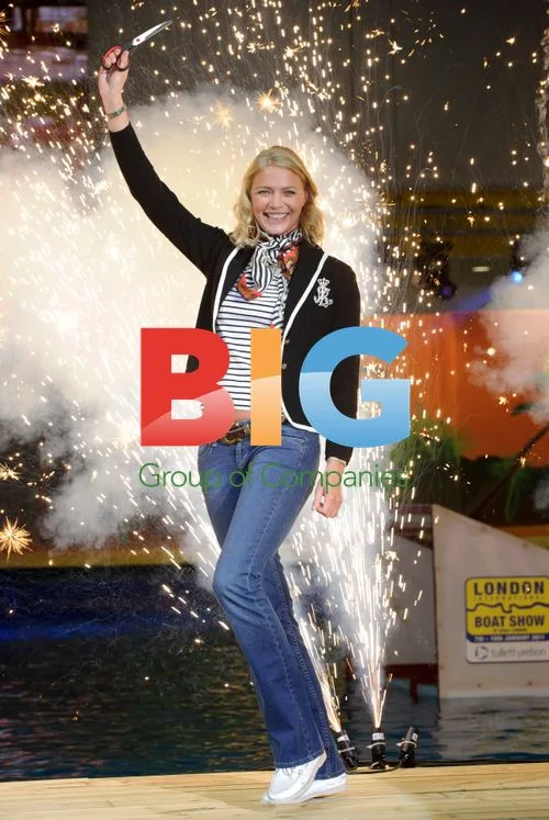 Jodie Kidd at London Boat Show