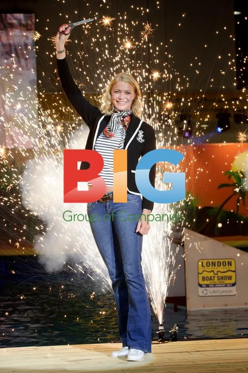 Jodie Kidd at London Boat Show