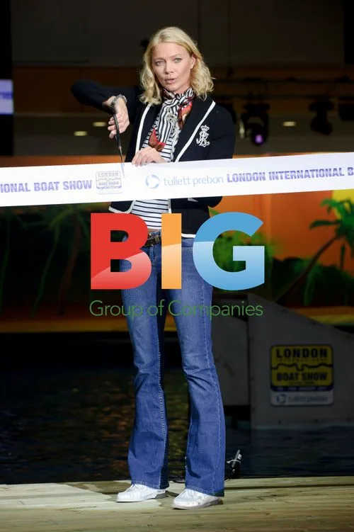 Jodie Kidd at London Boat Show