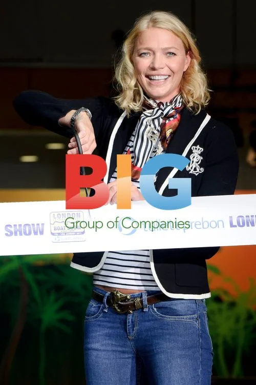 Jodie Kidd at London Boat Show