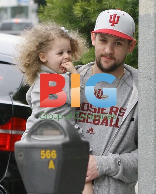 Joel Madden with Daughter Harlow
