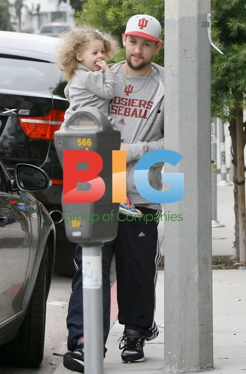 Joel Madden with Daughter Harlow