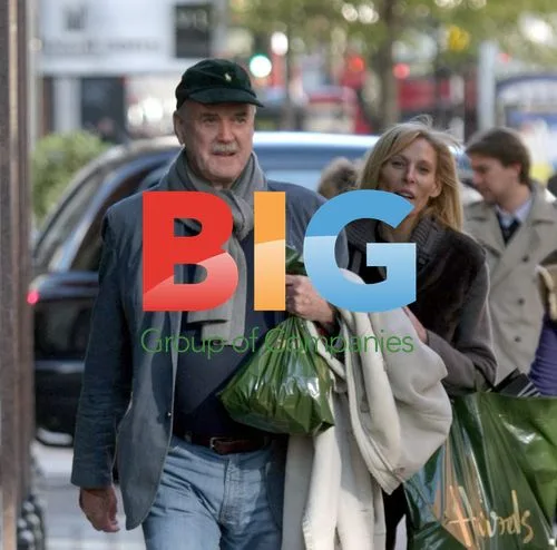 John Cleese spotted in Knightsbridge