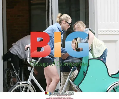 Kate Winslet on Tricycle with Kids