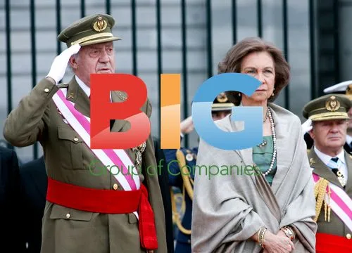 Spanish Royal Family at Military Service