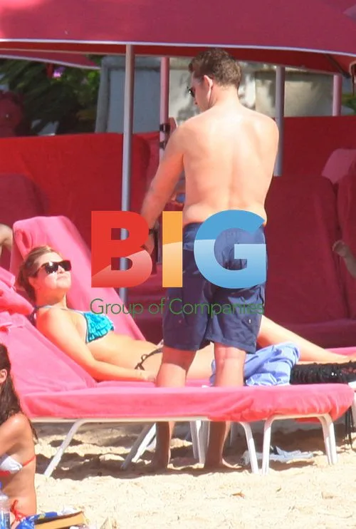 Holly Valance and Nick Candy in Barbados