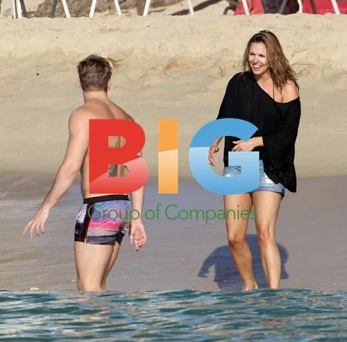 Westlife Members Paddle Boarding in Barbados
