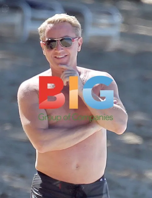 Michael Flatley Relaxing in Caribbean