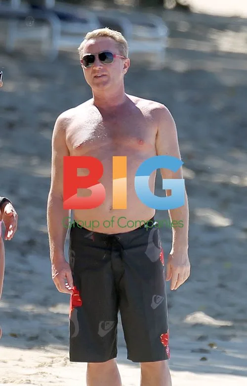 Michael Flatley 'Man Boobs' in Caribbean