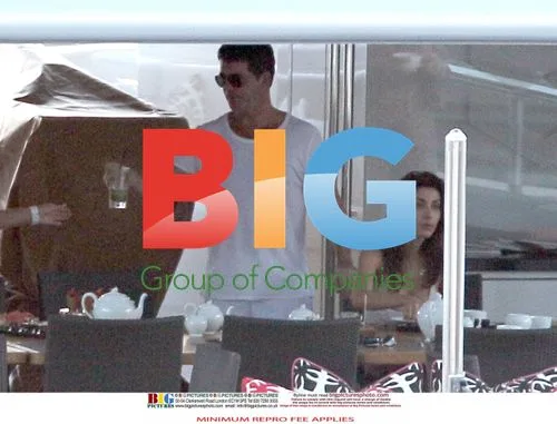 Simon Cowell and Mezhgan Hussainy's Caribbean Cruise