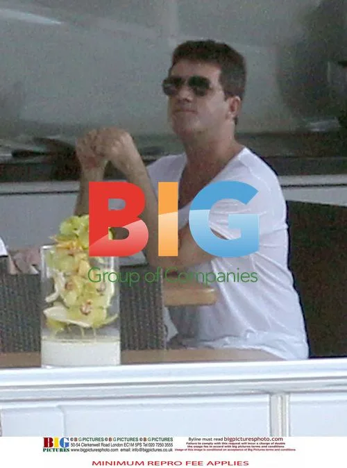 Simon Cowell and Mezhgan Hussainy's Caribbean Cruise
