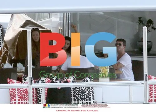 Simon Cowell and Mezhgan Hussainy on Romantic Cruise