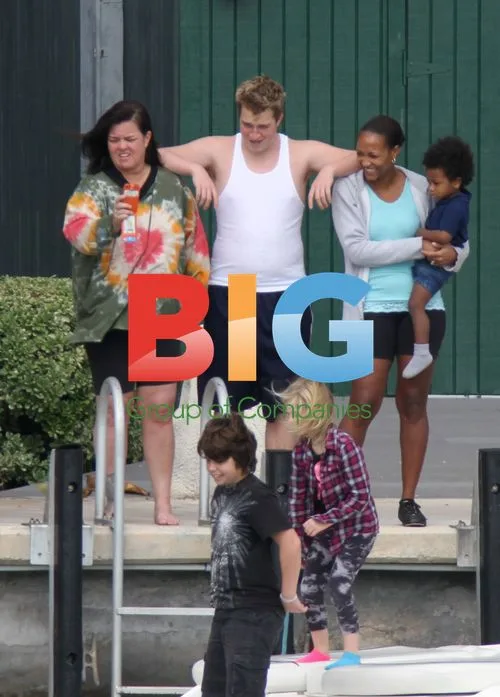 Rosie O'Donnell with Family in Miami Beach