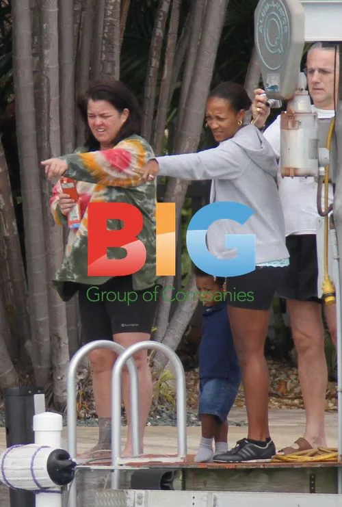 Rosie O'Donnell with family in Miami Beach