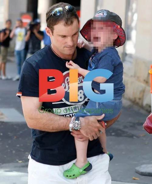 Andrew Strauss and family in Sydney