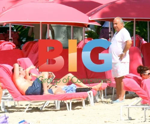 Holly Valance and Nick Candy in Barbados