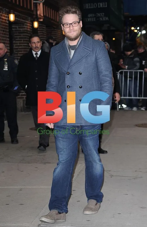 Seth Rogen on Late Show with Letterman