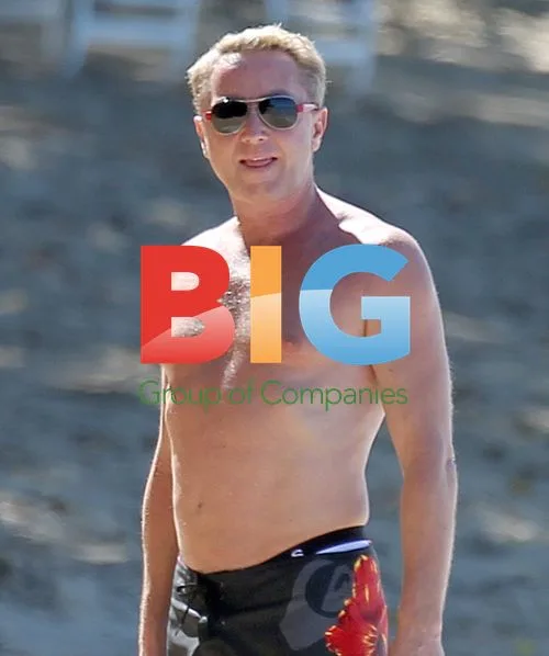 Michael Flatley Shirtless in Caribbean