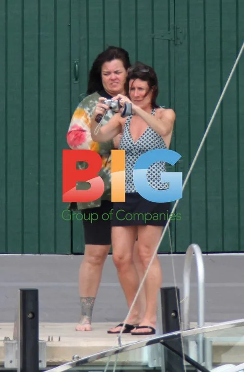 Rosie O'Donnell with Family in Miami Beach