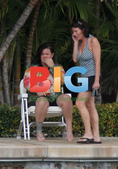 Rosie O'Donnell with family in Miami Beach