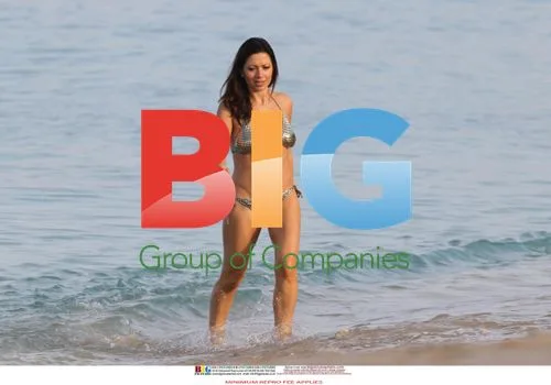 Claire Nasir Relaxing on Caribbean Beach