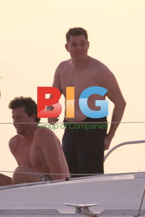 Michael Buble, Luisana Lopilato, and Friends Sailing