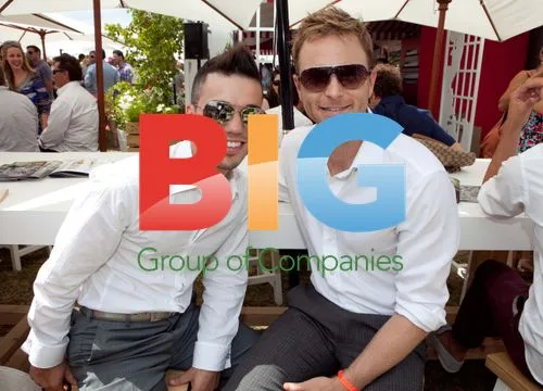 Anthony Callea and Tim Campbell at 2011 Portsea Polo