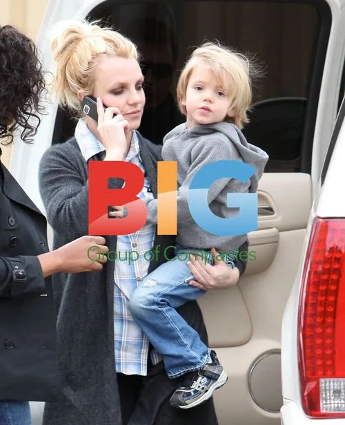 Britney Spears and Son Jayden at Bright Child