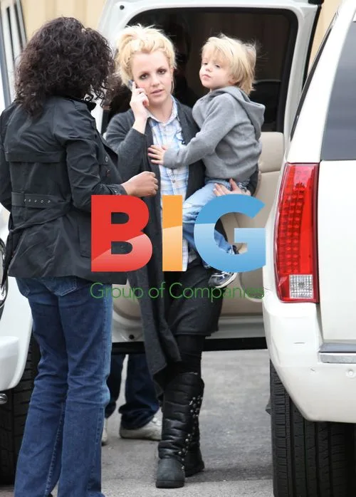 Britney Spears and Son Jayden at Bright Child