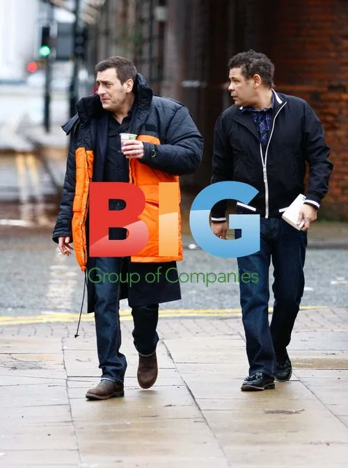 Chris Gascoyne and Craig Charles on Coronation Street