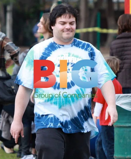 Jack Black and Family at Park