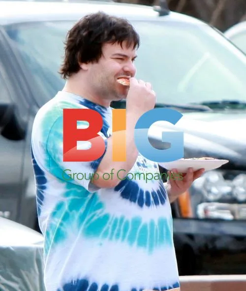 Jack Black with Family at Park